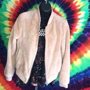 Forever 21 medium teddy bear/faux fur jacket